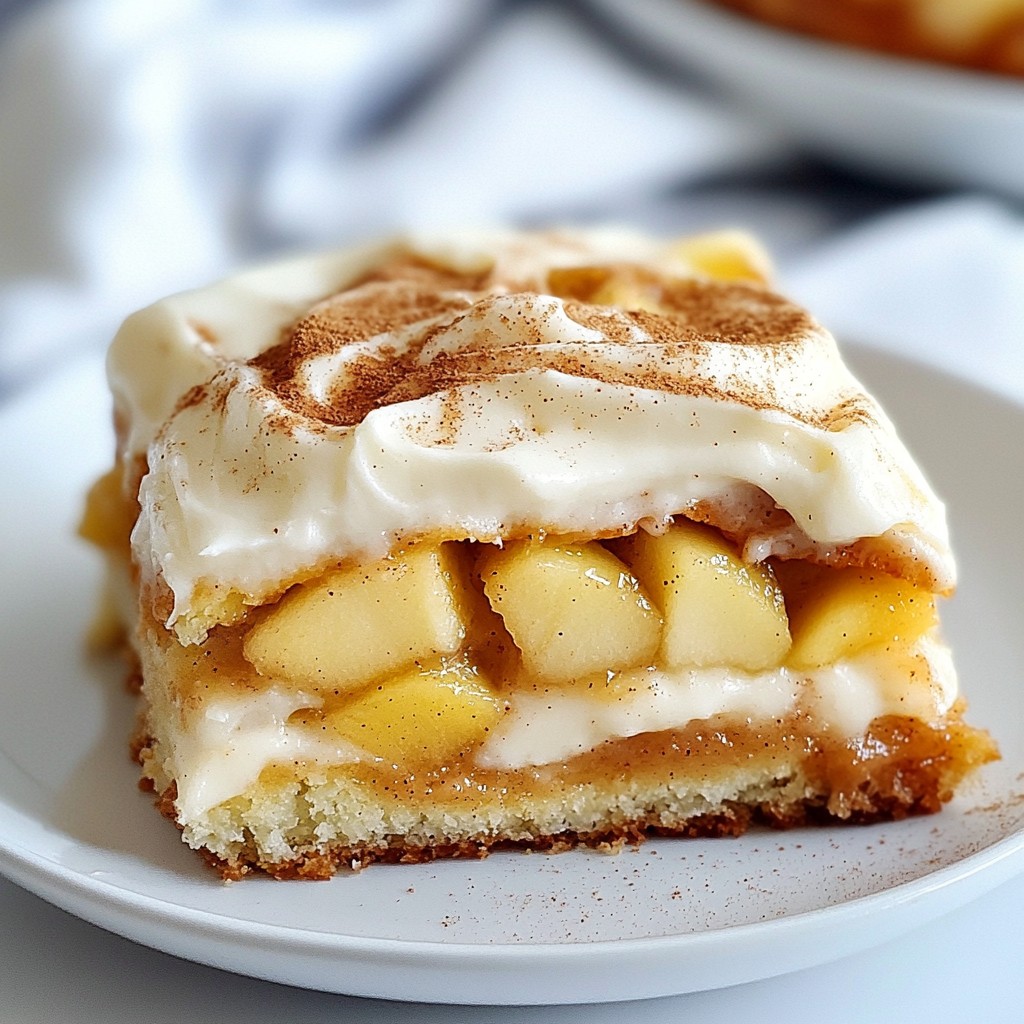 Apple Cinnamon Roll Cake Irresistible Sweet Delight