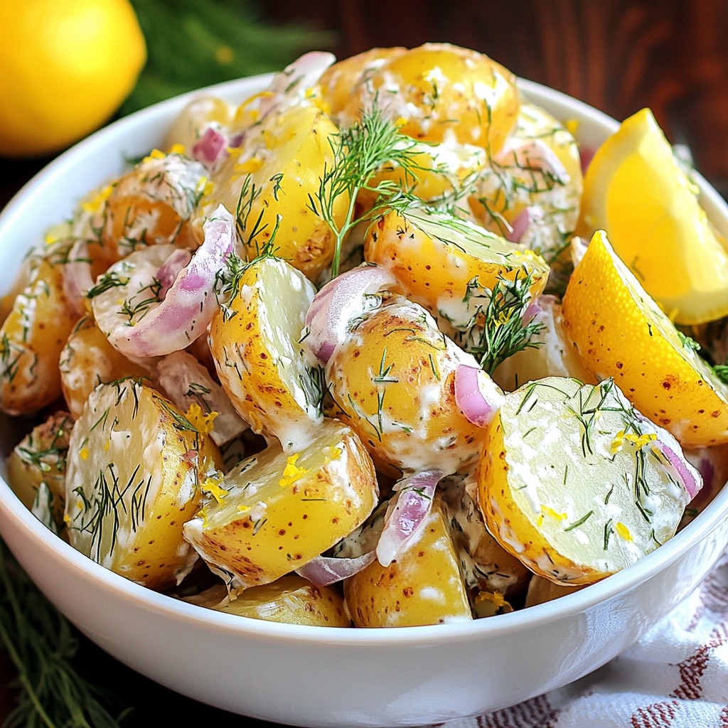 Lemon Dill Potato Salad Fresh and Flavorful Delight