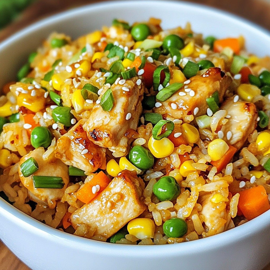 Teriyaki Chicken Fried Rice Tasty Weeknight Meal