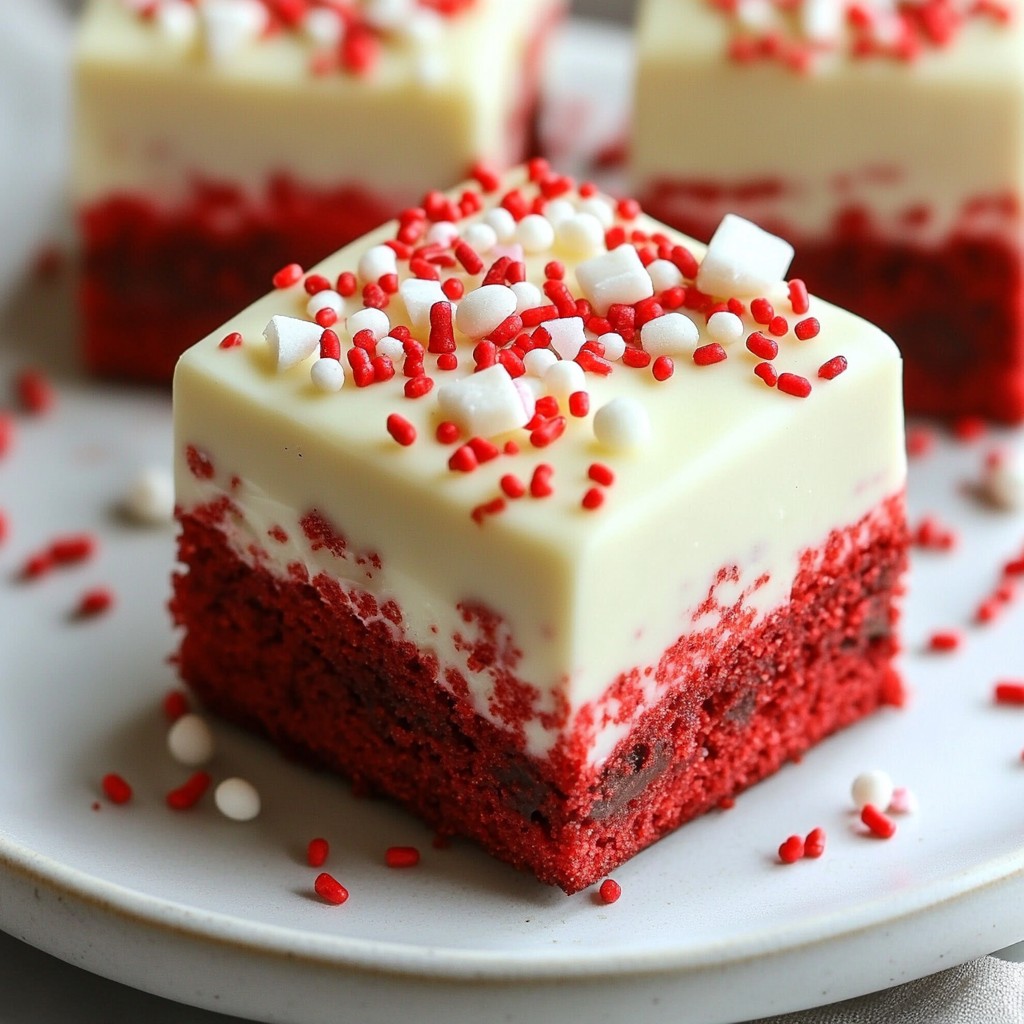 Red Velvet Oreo Truffle Bars Easy and Delicious Treat