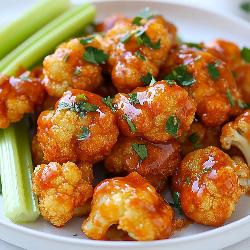 Air Fryer Buffalo Cauliflower Crispy and Flavorful Snack