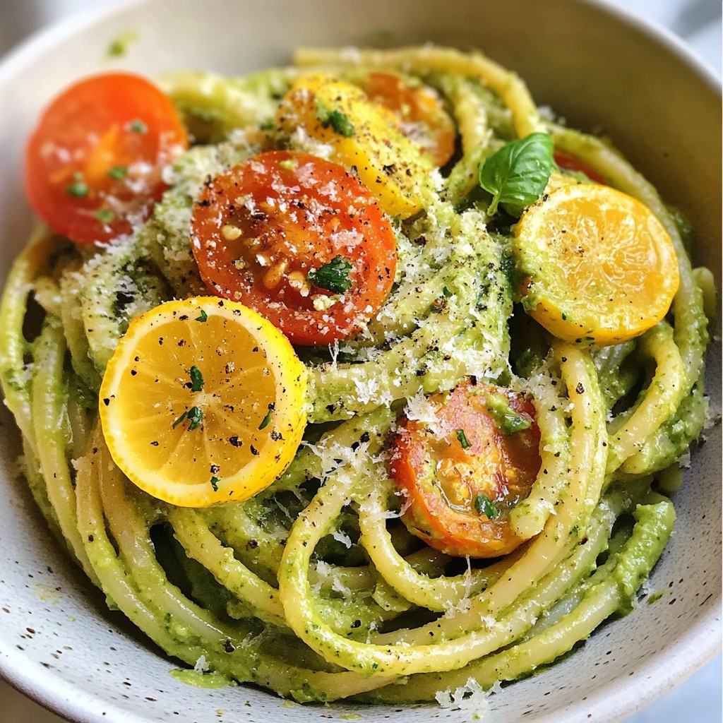 Creamy Avocado Pasta Simple and Tasty Dish