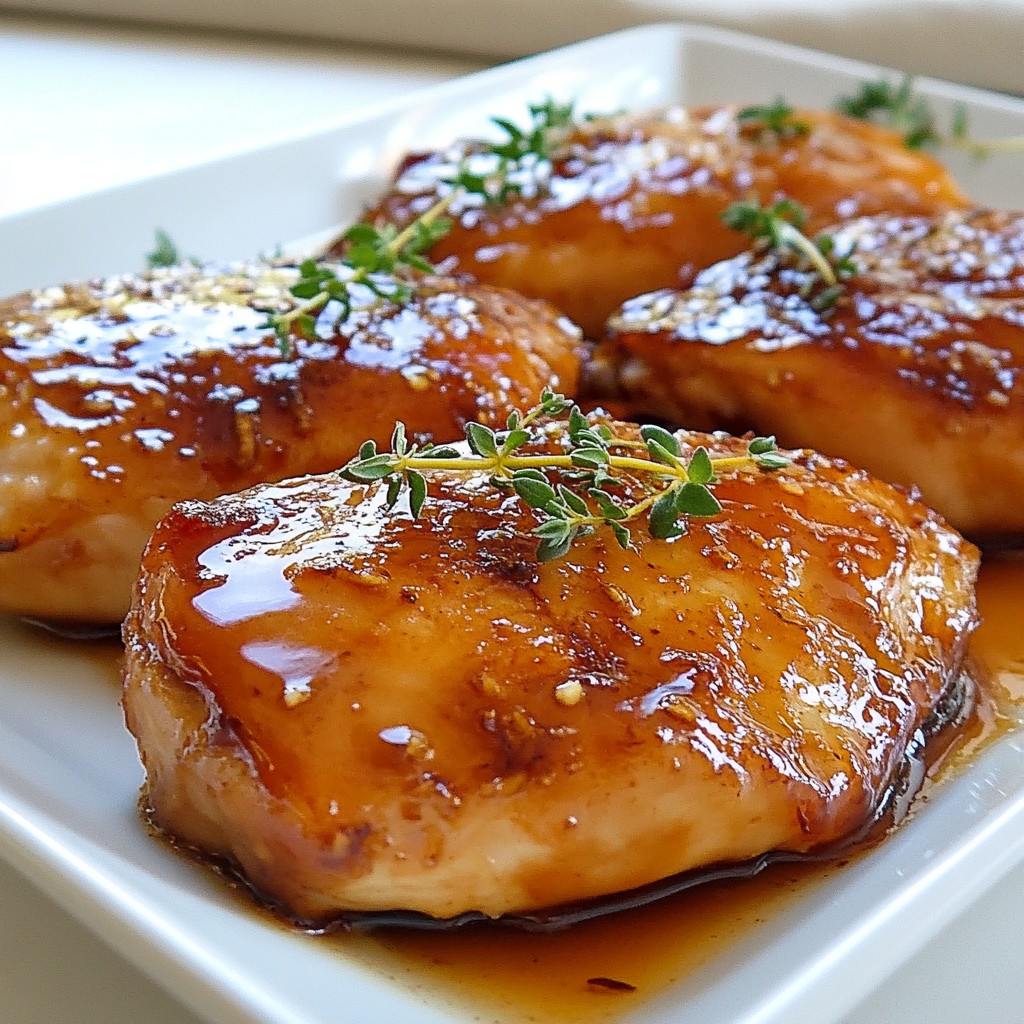 Maple Dijon Glazed Chicken Easy and Flavorful Meal