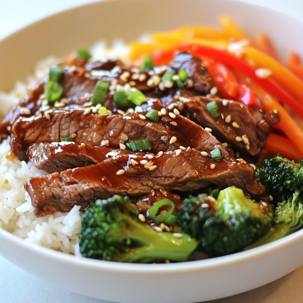 Teriyaki Steak Rice Bowls Delightful and Simple Recipe