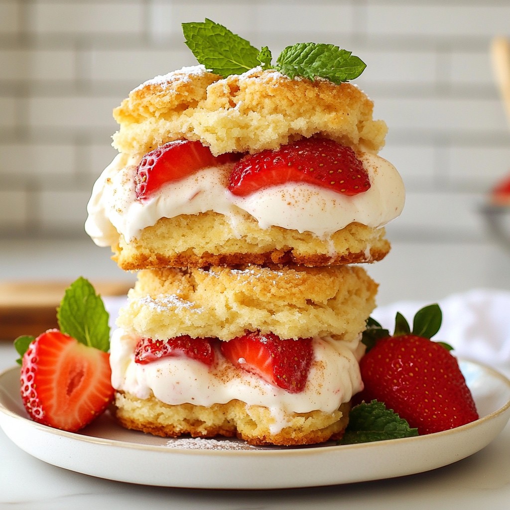 Strawberry Shortcake Ice Cream Sandwiches Delightful Treat