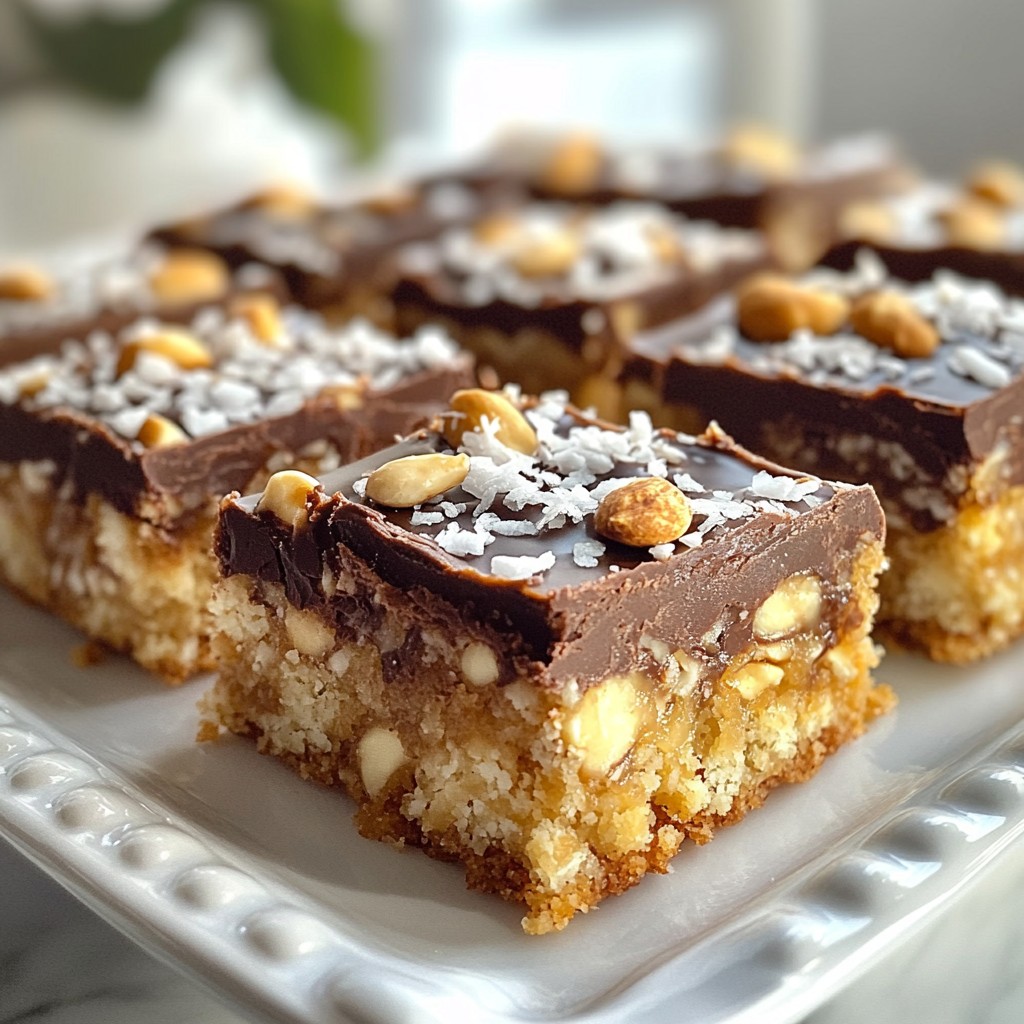 Almond Joy Magic Cookie Bars Simple and Tasty Treat