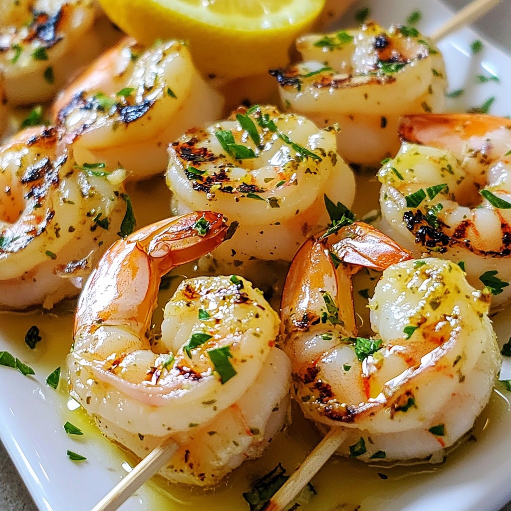 Lemon Herb Grilled Shrimp Simple and Tasty Recipe