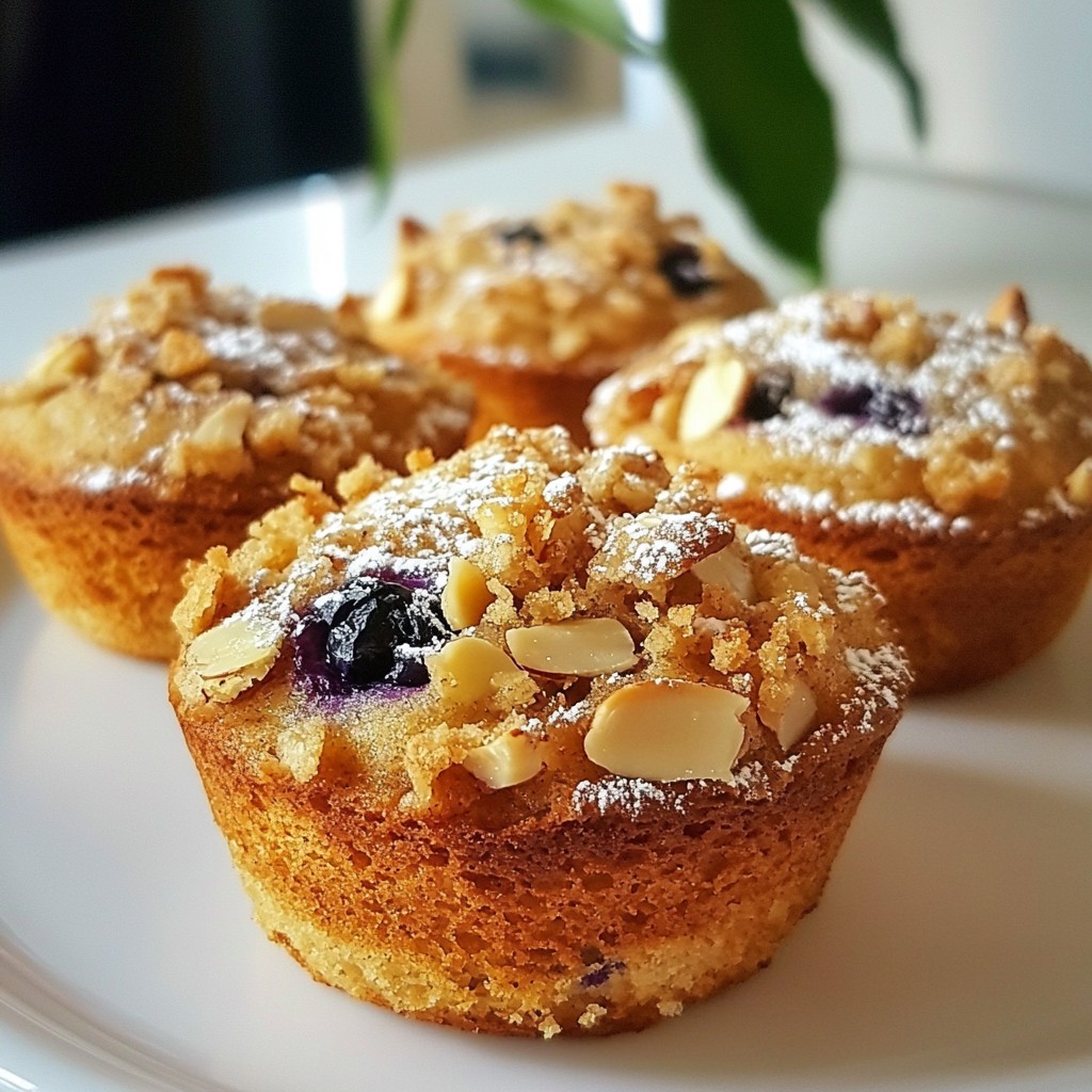 Blueberry Almond Crumble Muffins Delightful and Easy
