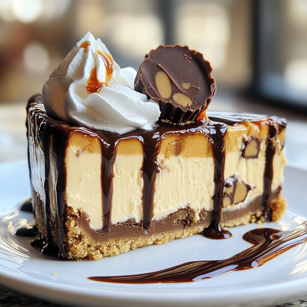 Peanut Butter Cup Cheesecake Rich and Creamy Delight
