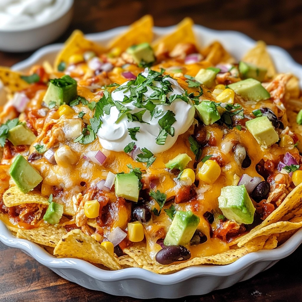 BBQ Chicken Nacho Skillet Bold and Flavorful Dish