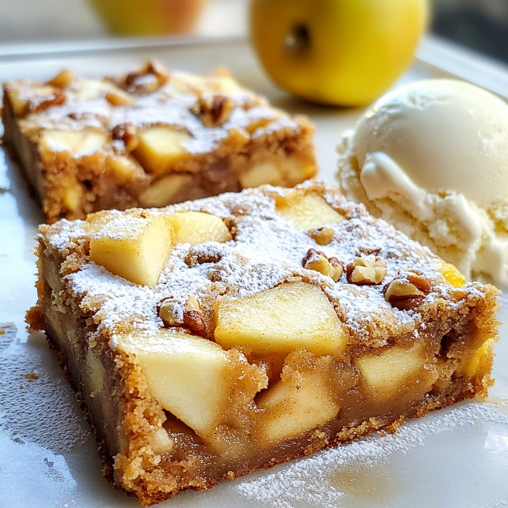 Brown Butter Apple Blondies Rich and Delicious Treat