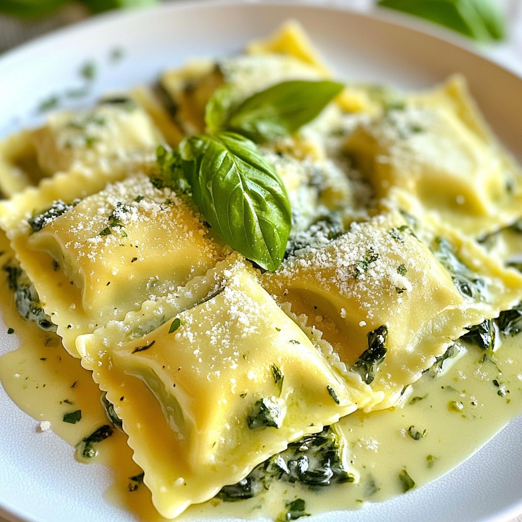 Creamy Spinach Ricotta Ravioli Savory Delight Recipe