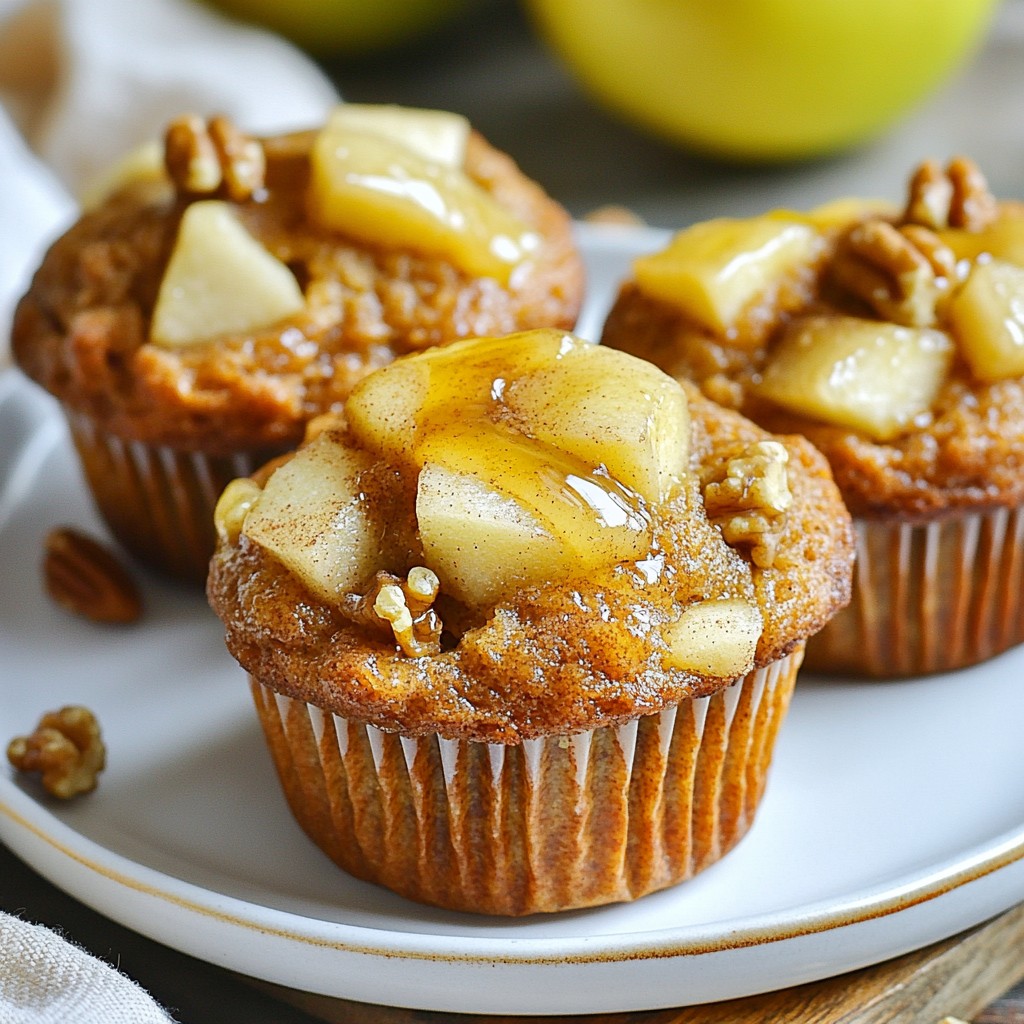 Cinnamon Apple Energy Muffins Tasty and Nutritious Snack