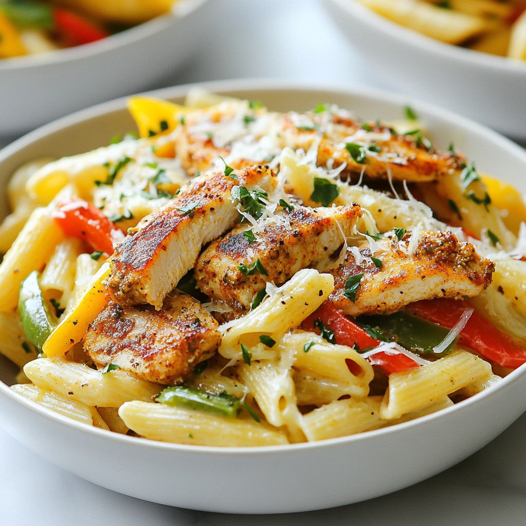 Spicy Cajun Chicken Pasta Quick and Flavorful Meal