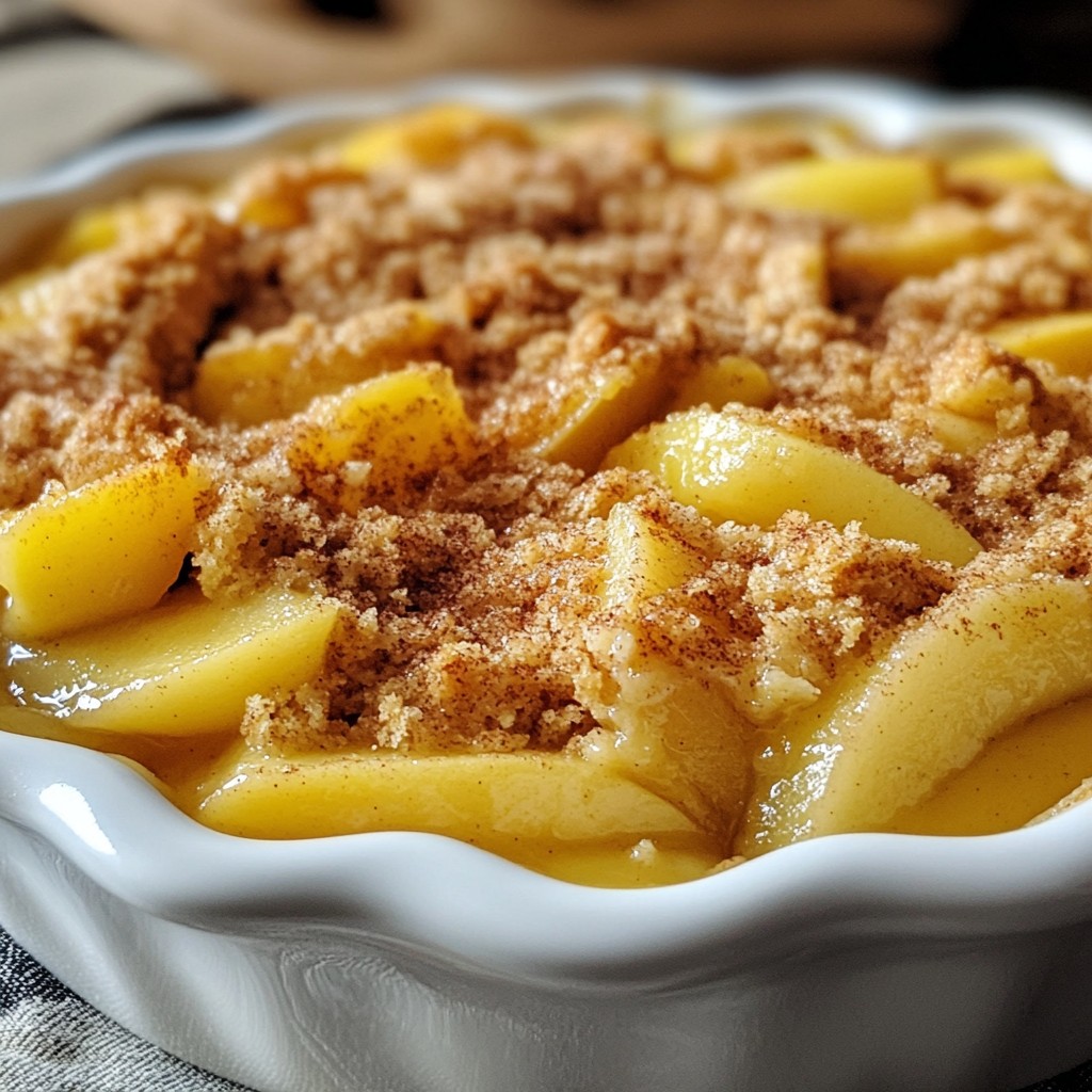 Cinnamon Apple Crumble Tasty Comfort Food Delight