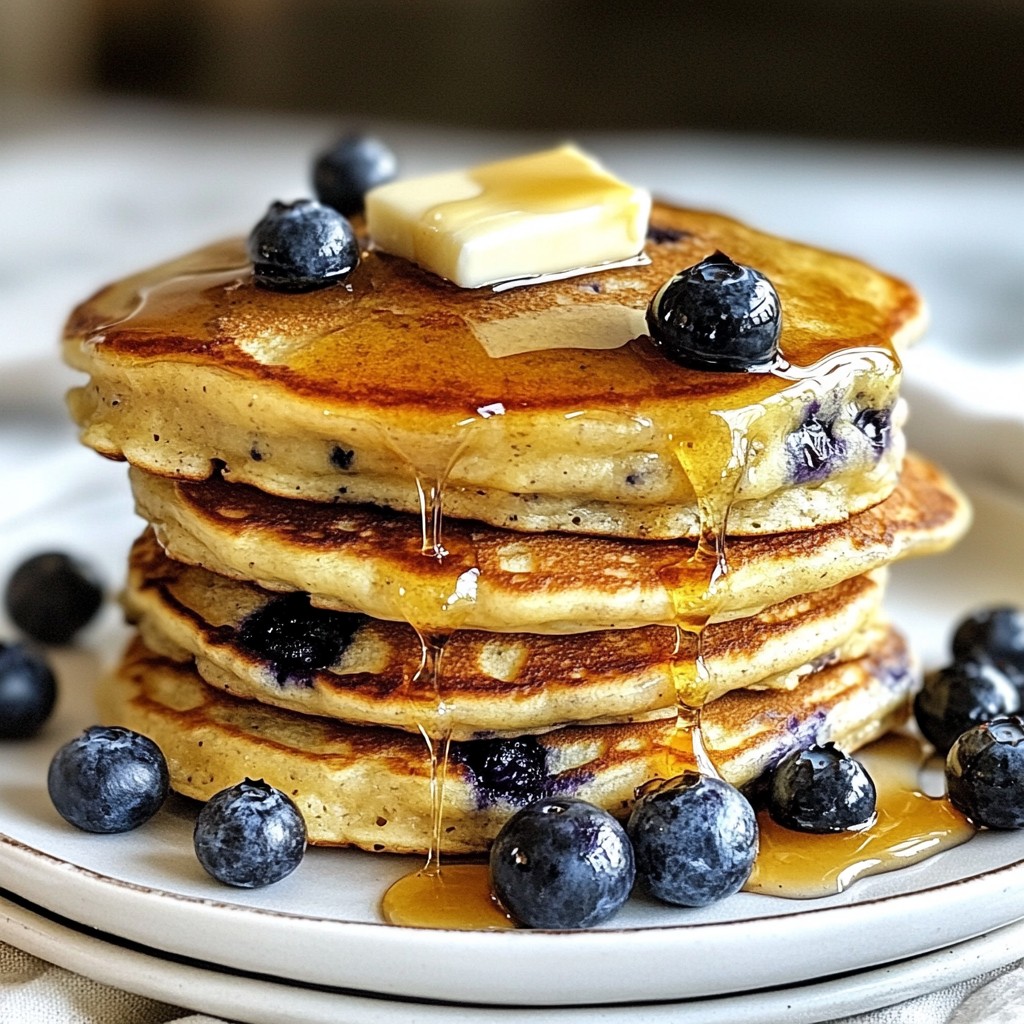 Blueberry Banana Protein Pancakes Healthy and Tasty