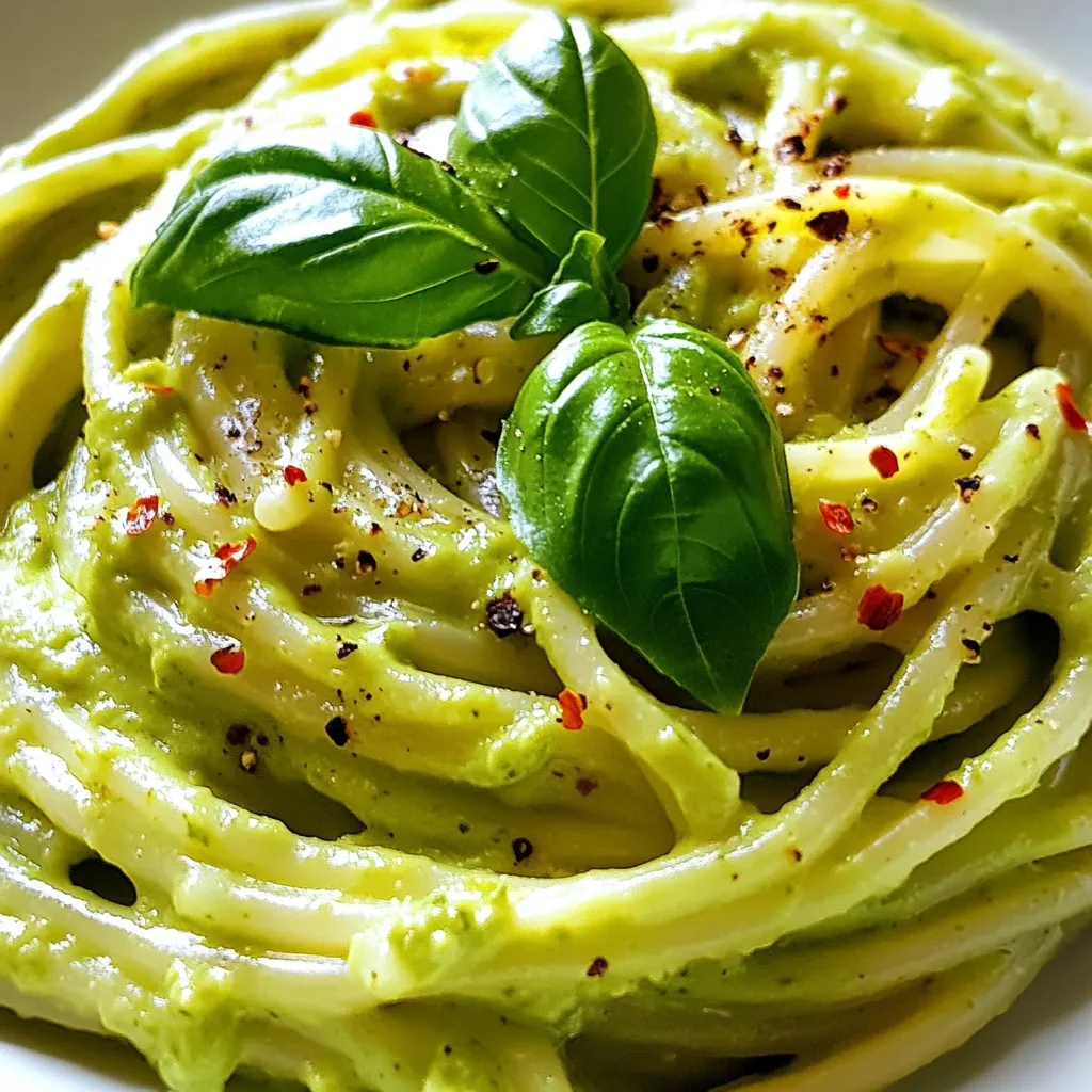 Creamy Avocado Pasta Quick and Flavorful Recipe